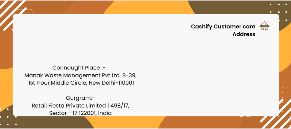 cashify customer care